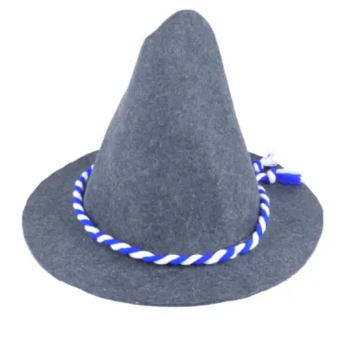 Grey Bavarian Felt Hat