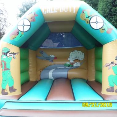 Call Of Duty Bouncy Castle 12 X 14 Feet