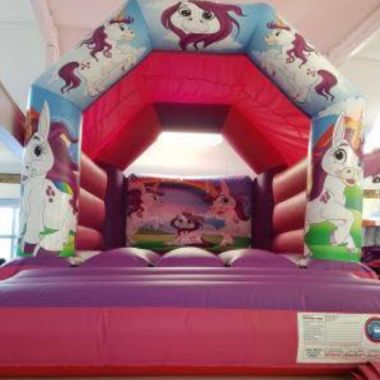 Unicorn Disco Bouncy Castle