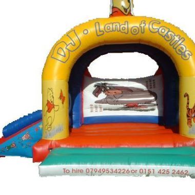 15ft X 21ft Winnie The Poo Slide Castle