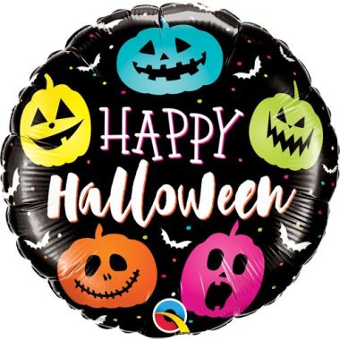 Happy Halloween Pumpkin Balloon 18 Inch