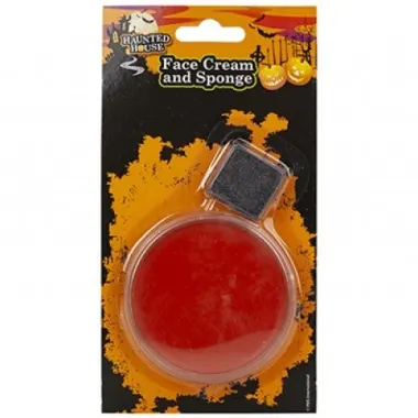 Orange Face Cream With Sponge 10g