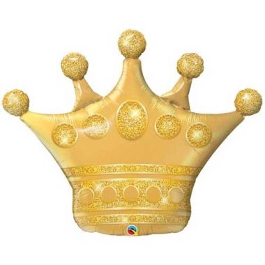 Golden Crown Balloon - 41inch Foil