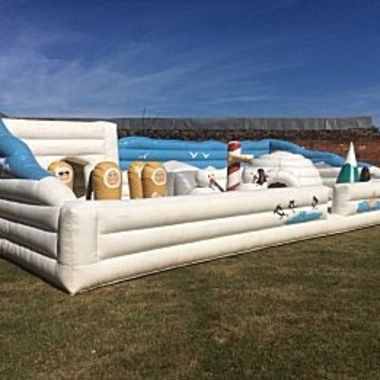 Winter Wonderland Snow Themed Bouncer