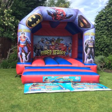 Superheros Avenger Bouncy Castle Hire Surrey