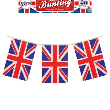 Union Jack Bunting 10m (20 Flags)
