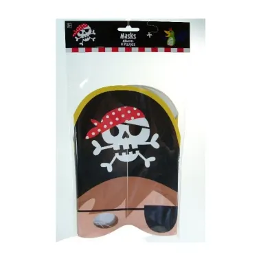 Card Pirate Mask 1 Design (price Is Per 1 Mask)