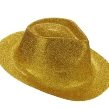 Gold Glitter Cowboy Hat