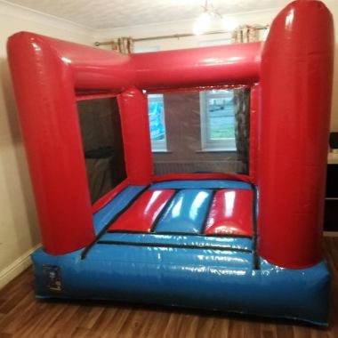 Red Blue Indoor Bouncy Castle Perfect For Indoors In Peterborough Bourne Spalding And Beyond