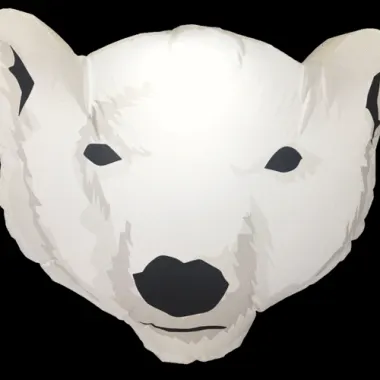 Polar Bear 3ft Hanging Inflatable - Price To Hire