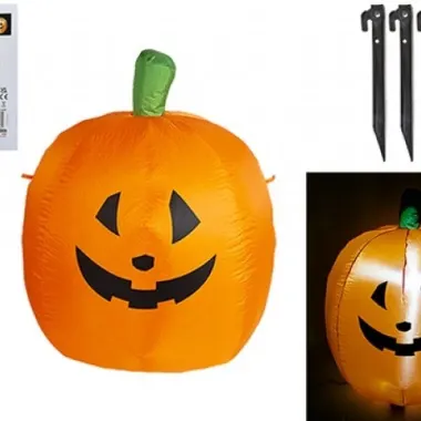 1.1m Inflatable Pumpkin With Light Inside