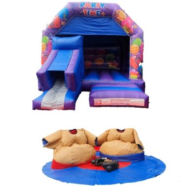 Package 4 - Any Adult Castle With Adult Sumo Suits