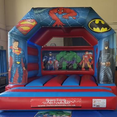 Superheroes Bouncy Castle
