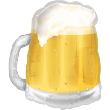 Beer Mug Supershape Balloon - 23inch Foil