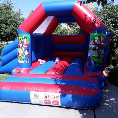 Superheroes Combi Bouncy Castle