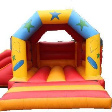15ft X 17ft Stars And Balloons Slide Castle