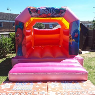 Trolls Theme Bouncy Castle