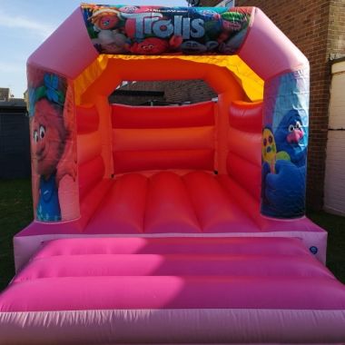 Trolls Theme Bouncy Castle