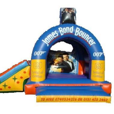 15ft X 17ft James Bond Slide Castle