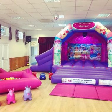 Princess Disco Bouncy Castle 15ft X 17ft