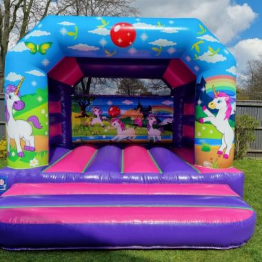 Rainbow Unicorn Bouncy Castle