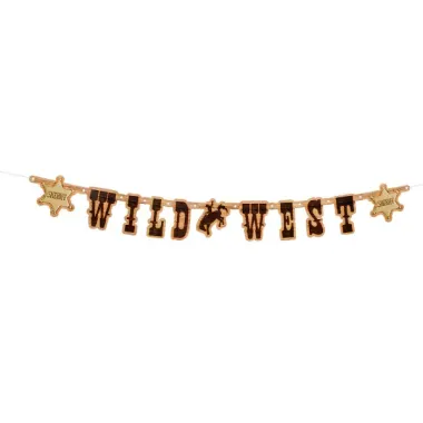 Wild West Cowboy Garland 1.1m