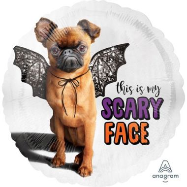 Scary Face Balloon 18 Inch