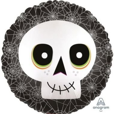 Halloween Skull Balloon 18 Inch
