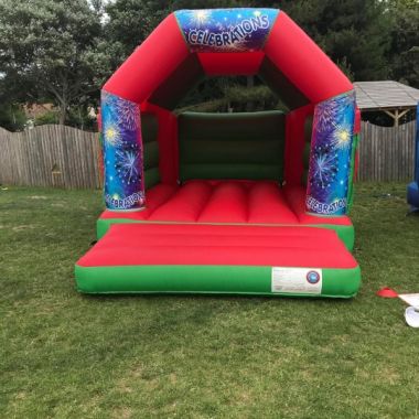 11ft X 15ft Celebration Bouncy Castle - Red
