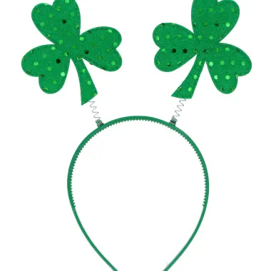 Glitter Shamrock Headbopper