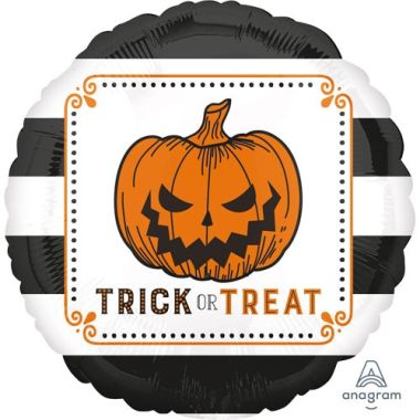 Trick Or Treat Pumpkin Balloon 18 Inch