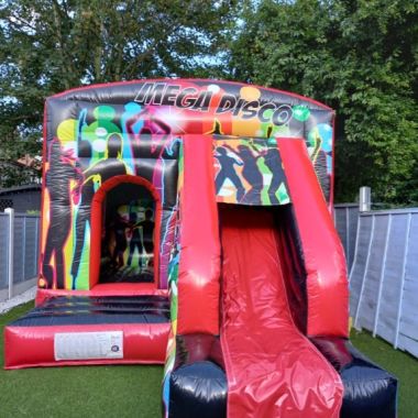 Disco Front Slide Combo Castle