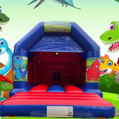 Dinasaur Disco Bouncy Castle Hire