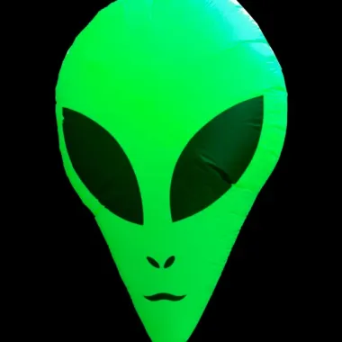 Alien Head 2.5ft X 4ft Hanging Inflatable - Price To Hire