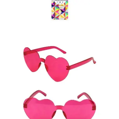 Pink Heart Glasses