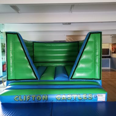 Blue And Green Bouncy Castle