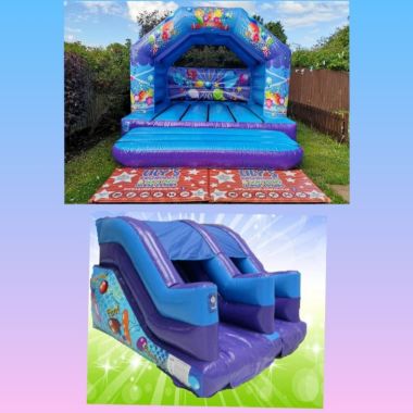 Party Mini Slide And Castle Package