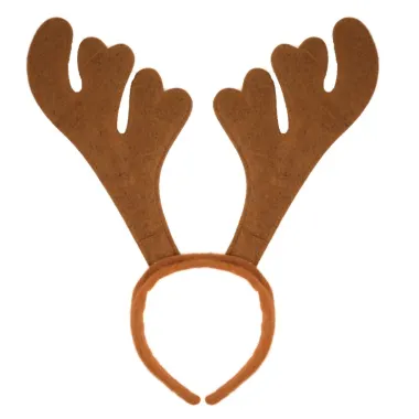 Brown Reindeer Antler Headband