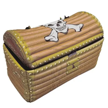 Inflatable Treasure Chest 58cmx31cmx52cm