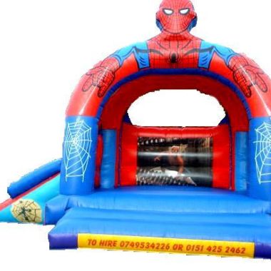 15ft X 21ft Spiderman Slide Castle
