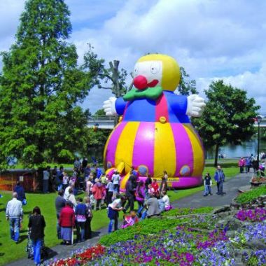 29ft X 25ft X 30ft Giant Clown Dome Castle