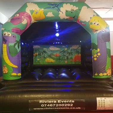 Dinosaur Disco Bouncy Castle