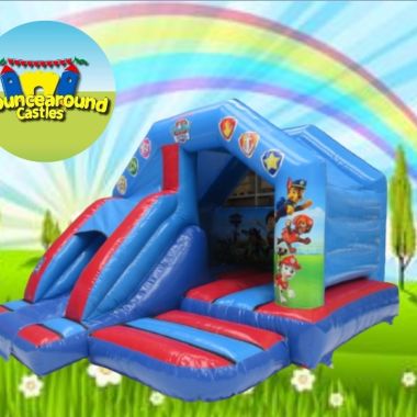Paw Patrol Bounce And Slide Bouncy Castle
