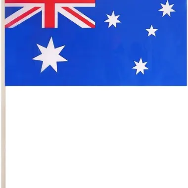 Handheld Australia Flag On Stick Pack Of 50