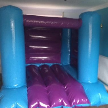 In Your House Bouncy Castle Purple And Blue