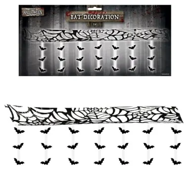 Ceiling Decoration With Bats 3m