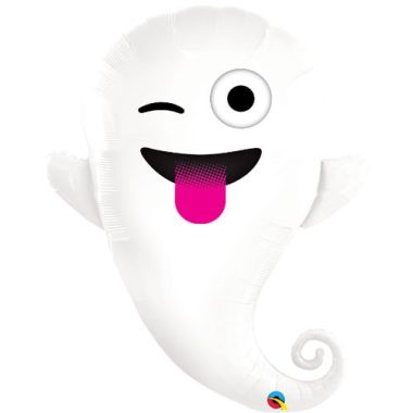 Emoticon Ghost 34inch Supershape Balloon
