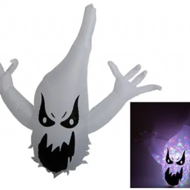 1.1m Waterproof Inflatable Wall Ghost With Lights