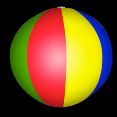 Beach Ball 5ft Hanging Inflatable - Price To Hire