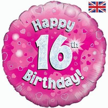 Pink Age Balloons